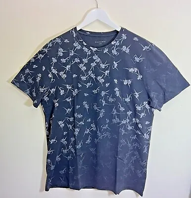 Buy All Saint Men's T Shirt Designer Crew Neck Soft Cotton Navy Tee Top -T01 • 14.99£
