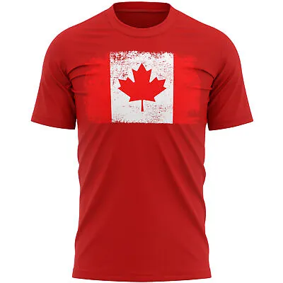 Buy Canada Grunge Flag T Shirt Football Sports Event Soccer Fans Gifts Him Suppor... • 15.99£