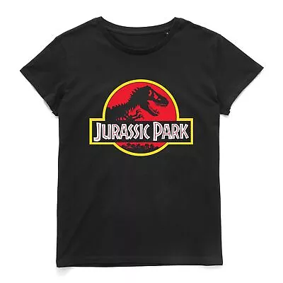 Buy Official Jurassic Park Classic Logo Women's T-Shirt • 12.59£