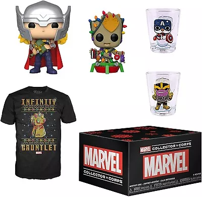 Buy Funko Marvel Collector Corps Holiday 2019 Holiday Box 3xl Sweater  NEW • 19.30£