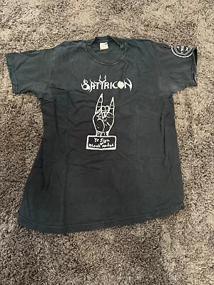 Buy Satyricon Tour Diabolical T-shirt Medium • 30£
