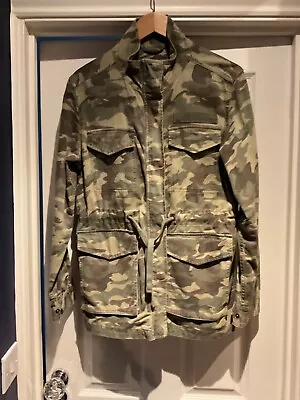 Buy M&S Camouflage Jacket Size 8/10 • 10£