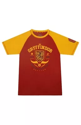 Buy 🌟 Universal Studios Harry Potter Gryffindor Quidditch Team Captain T-Shirt M • 24.99£