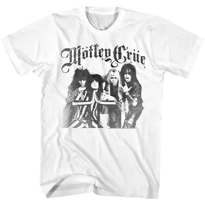 Buy Motley Crue Group Photo Men's T Shirt Metal Music Merch • 49.86£