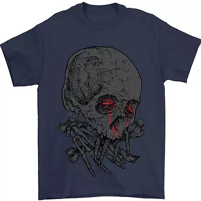 Buy Crying Blood Skull Mens T-Shirt 100% Cotton • 7.99£