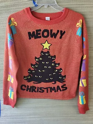 Buy Meowy Christmas Black Cats OS Christmas Sweater • 26.46£