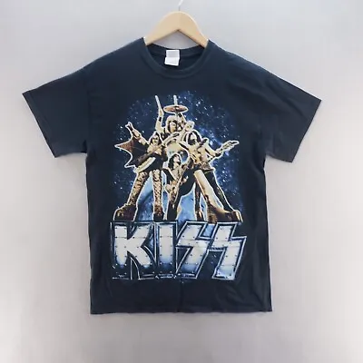 Buy KISS T Shirt Medium Blue Monster European Tour 2013 Rock Band Music Mens • 15.33£