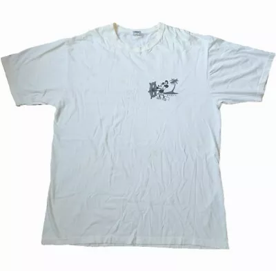 Buy Vintage Steamboat Mickey - Diamond Head, Hawaii White Tshirt By Crazy Shirt • 37.80£