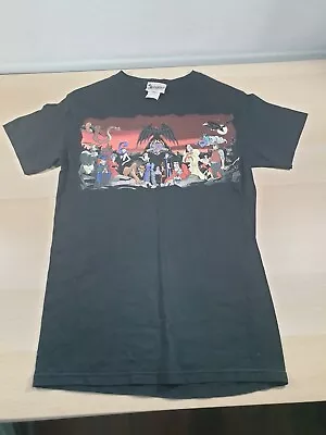 Buy Disney World Villains Line Up Black T-Shirt Size S Small Vintage 2000s Rare • 79.99£
