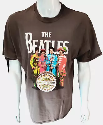 Buy The Beatles T-SHIRT SERGEANT PEPPERS LONELY HEARTS  BAND Size XL 44  Chest • 9.99£