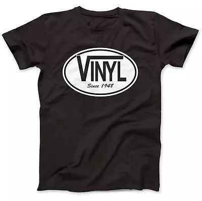 Buy Vinyl Since 1948 Record DJ T-Shirt 100% Premium Cotton Gift Present • 14.97£