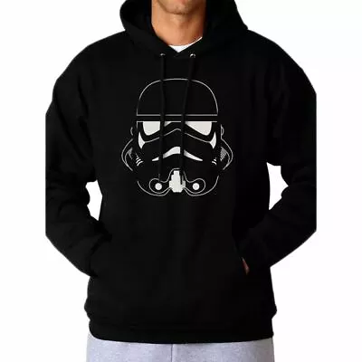 Buy Star Wars Stormtrooper Head Black Hoodie • 19.95£