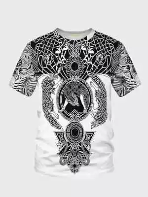 Buy Wolf & Snake Print T-shirt • 23.95£
