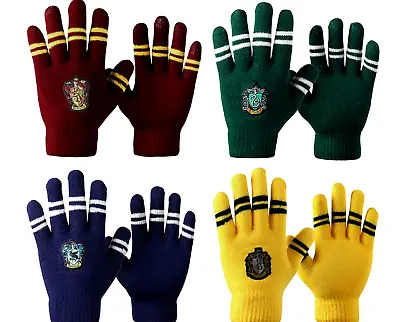 Buy Wizard House Gloves For Harry Potter Cosplay Fancy Dress Winter Gift UK • 5.99£