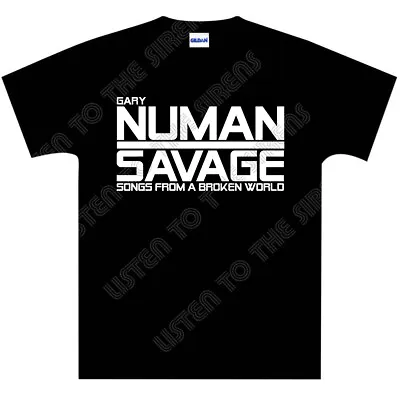 Buy Gary Numan (Tubeway Army) - Savage - Songs From A Broken World T-Shirt - NEW • 12£