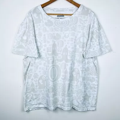 Buy Nintendo Super Mario T Shirt Mens Size XL White Classic Retro Gaming Merch Print • 15.58£
