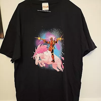 Buy Official Loud Deadpool Unicorn Medium T-Shirt Marvel Unisex Fit • 10£