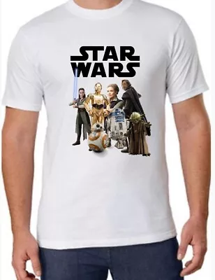 Buy (STAR WARS MAY THE FORCE BE WITH YOU )- T Shirts (mens & Boys) By Steve • 7.75£