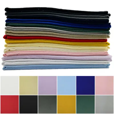 Buy Plain Flannel Winceyette Fabric 100% Cotton Soft Brushed Flannelette 110cm Wide • 1.50£