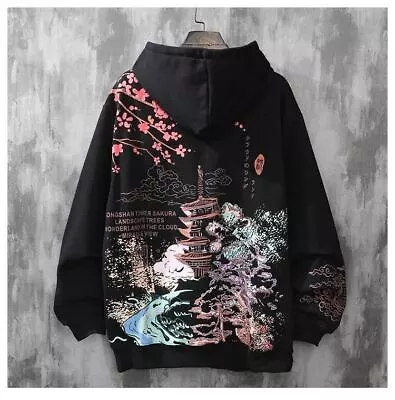 Buy New Print Hoodie Clothes Harajuku Anime Hip-hop Japanese Streetwear Sweatshirt • 25.19£
