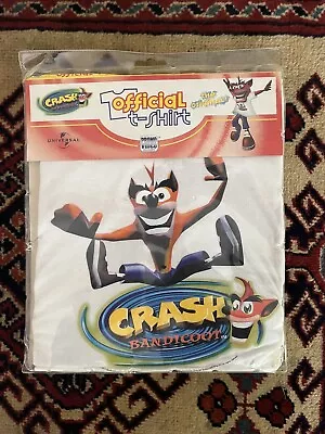 Buy Mens Vintage Crash Bandicoot Official T-Shirt S • 40£