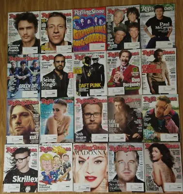 Buy Rolling Stone Magazine Lot Of (20) Madonna Paul McCartney Draft Punk Green Day + • 40.17£