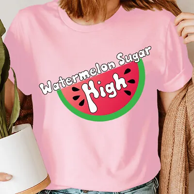 Buy Watermelon Sugar High Summer Vibe Sun Kissed Summertime Summer Womens T-shirt #S • 9.99£