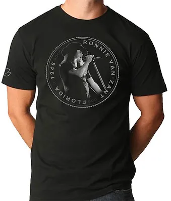 Buy RONNIE VAN ZANT Of Lynyrd Skynyrd Cool Coin T - Shirt By VKG  • 16.50£