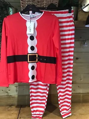 Buy IN THE STYLE - LADBABY MUM Red Santa Claus Pyjamas - Size 14/16 • 10£