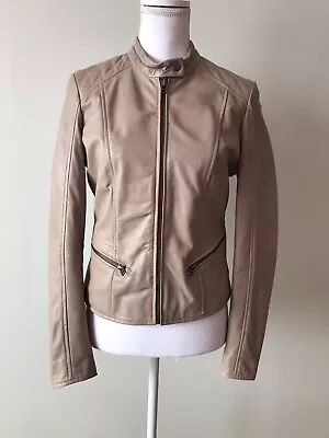 Buy Ashwood Luxury Women’s Real Leather  Jacket Size S, New, Beige • 50£