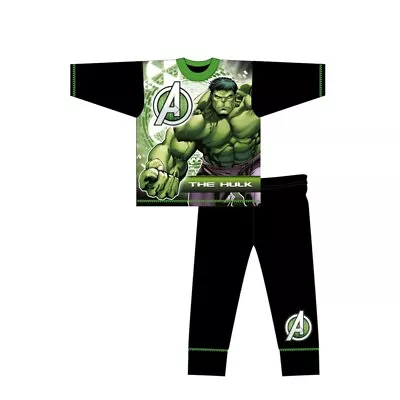 Buy  Hulk Avengers Boys Pyjamas Character Nightwear Kids PJs  4-10 Years Long Sleeve • 12.99£