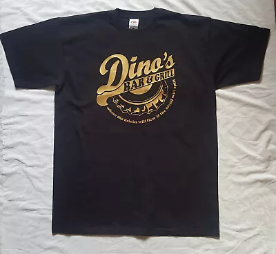 Buy Thin Lizzy Inspired Dino's Bar & Grill  T-shirt • 11.99£