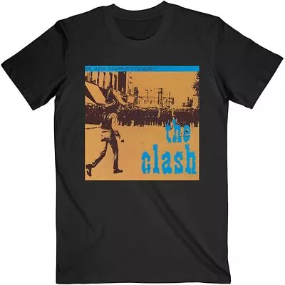 Buy Officially Licensed The Clash T Shirt Black Market Clash Mens Black T Shirt • 14.50£
