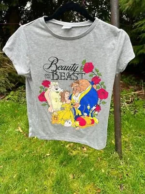 Buy Beauty And The Beast T-Shirt Top Belle Chip Mrs Potts Lumiere Primark Disney UK • 8.99£