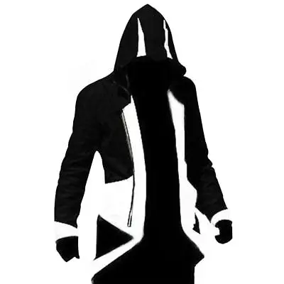 Buy Men's Hoodie Jacket Loose Fit Coat Cloak  Cosplay Costume For Assassins Creed UK • 26£