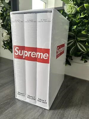 Buy Supreme 30 Years: T Shirts 1994-2024 Book (3 Volumes) White🔥 FREE DELIVERY 🚚💨 • 179.99£