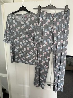 Buy Costco Disney Mickey Mouse Women’s Pyjamas Size Medium Grey • 1.70£