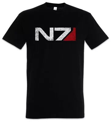 Buy N7 NORMANDY LOGO T-SHIRT Mass Commander Shepard Cerberus PC Game T Shirt Effect • 22.74£
