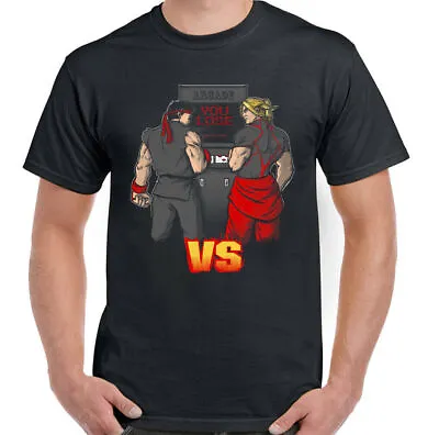 Buy Ryu V's Ken Mens Funny Street Fighter Inspired T-Shirt Video Game Gaming PS4 MMA • 10.99£
