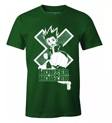 Buy Hunter X Hunter - Gon X Monochrome Green T-Shirt - M • 25.19£