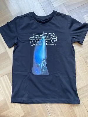 Buy Star Wars T-Shirt Age 11 To 12 Black NEW • 5.95£