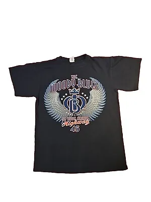 Buy The Moody Blues The Voyage Continues Highway 45 Tour T Shirt Size M • 9.45£