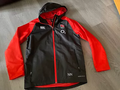 Buy England Vaposhield Rugby Union Canterbury O2 Red/Black Mens Rain Jacket Size XS • 14.99£