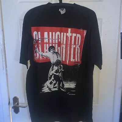 Buy Vtg 1992 Slaughter THE WILD LIFE Tour Rock Band Concert T-Shirt Single Stitch XL • 199.99£