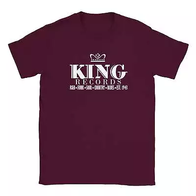 Buy King Records Vintage Record Label Men's Unisex T-Shirt Tee • 23.62£