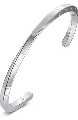 Buy VNOX Viking Bangle Bracelet Mobius Cuff Stainless Steel Jewellery • 13.99£