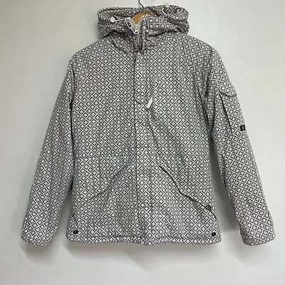Buy Dickies Jacket Womens Small Grey Full Zip Padded Hood Coat Outdoors Ladies • 19.99£