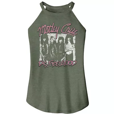 Buy Motley Crue Band Photo Dr Feelgood Women's Rocker Tank T Shirt Rock Band Merch • 44.94£