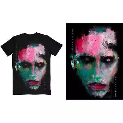 Buy Marilyn Manson Unisex T-Shirt: We Are Chaos Cover OFFICIAL NEW  • 19.60£