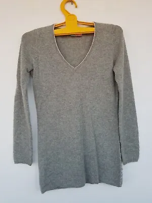 Buy Princess Goes Hollywood Cashmere Top Tunic Gray Wool Knit Pullover Sz S • 14.21£